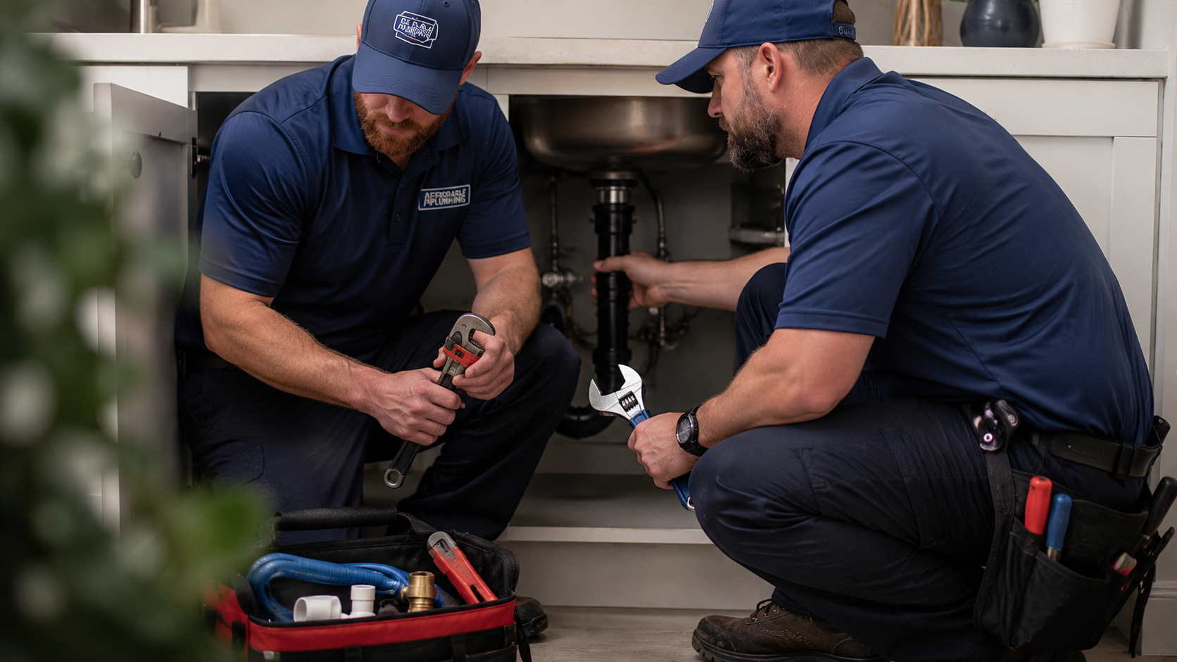 Jenny & Son Plumbing & Heating van and engineer